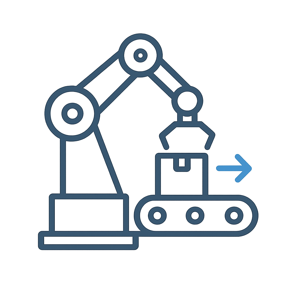 Conceptual industrial robot arm